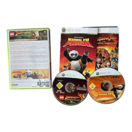 Double Pack Lego Indiana Jones The Original Adventures + Kung Fu Panda (XBOX 360) (TWEEDEHANDS)