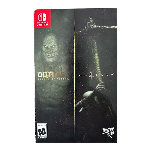 Outlast: Bundle Of Terror / Outlast 2 Slipcover (NO GAME) (LRG #017) (LRG#018) (SWITCH) (TWEEDEHANDS)