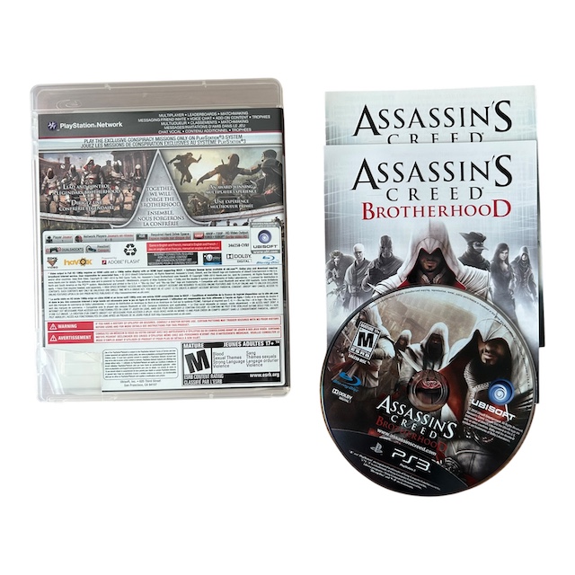 Assassin's Creed Brotherhood (USA) (COVER2) (PS3) (TWEEDEHANDS)