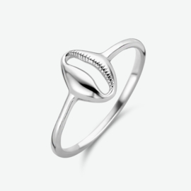 Zilveren ring Schelp 'TK Shell'