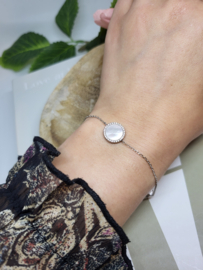 Parelmoer armband