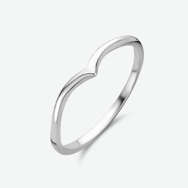 Zilveren ring V vorm 'TK Sophie'