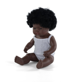 Miniland pop Afrikaans meisje 38 cm