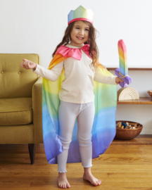 Sarah's Silks cape | rainbow