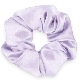 Scrunchies haarelastiek silky Sheer lilac purple