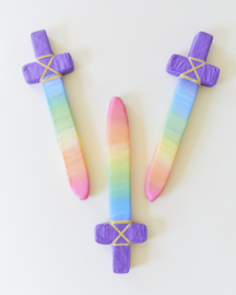 Sarah's Silks zwaard | rainbow