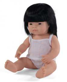 Miniland babypop Aziatisch meisje 38 cm