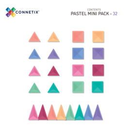 Connetix Pastel mini pack | 32 stuks