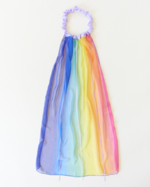 Sarah's Silks sluier | rainbow