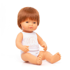Miniland babypop jongetje rossig 38 cm