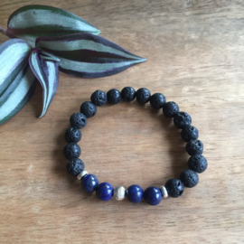 Lapis Lazuli armband 8mm