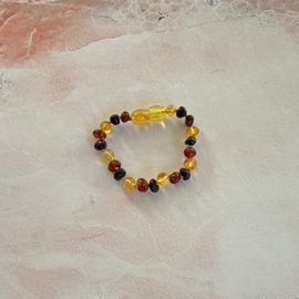 Barnsteen armband baby/peuter - mix  |  12/14cm