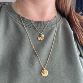 Gouden ketting Bloem