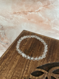 Bergkristal armband 6mm