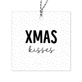Cadeaulabel Kerst | Xmas kisses