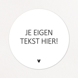Stickers op maat | Eigen tekst | 10 stuks