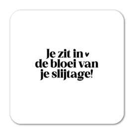 Tegeltje Forex | Je zit in de bloei van je slijtage