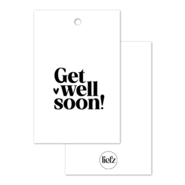 Cadeaulabel | Get well soon
