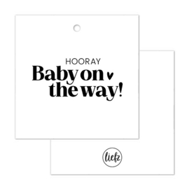 Cadeaulabel | Hooray baby on the way