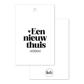 Cadeaulabel | Een nieuw thuis