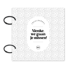 Custom invulbundel | We gaan je missen