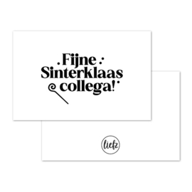 Mini kaartje Sinterklaas | Fijne Sinterklaas collega