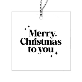 Cadeaulabel Kerst | Merry Christmas