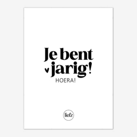 Fles etiket | Je bent jarig