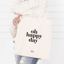 Katoenen tas | Oh happy day