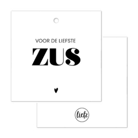 Cadeaulabel | Voor de liefste zus