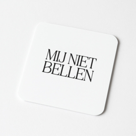 Tegeltje Forex | Mij niet bellen