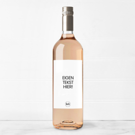 Fles etiket op maat | Eigen tekst