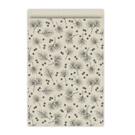 Cadeauzakjes | Berry & branches | Grasspaper | 17 x 25 cm | 5 stuks