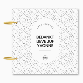 Custom invulbundel | Bedankt juf