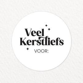 Stickers | Veel Kerstliefs voor | 10 stuks