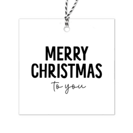 Cadeaulabel Kerst | Merry Christmas