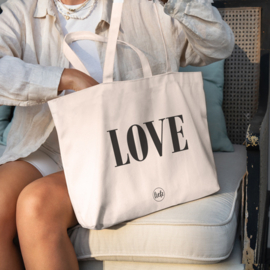 Canvas tas | Love