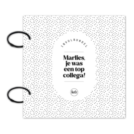Custom invulbundel | Afscheid collega