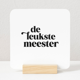 Tegeltje Forex | De leukste meester