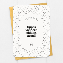 Tegoedbon | Een oppas