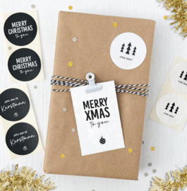 Stickers | Fijne Kerst | 10 stuks