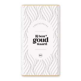 Chocoladewikkel | Jij bent goud waard