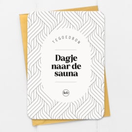 Tegoedbon | Dagje naar de sauna