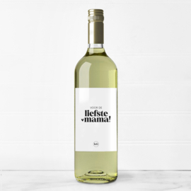 Fles etiket | Voor de liefste mama