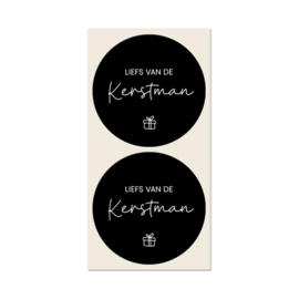 Stickers | Liefs van de Kerstman | 10 stuks