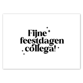 Kerstkaart | Fijne feestdagen collega