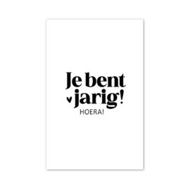 Mini kaartje | Je bent jarig