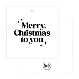 Cadeaulabel Kerst | Merry Christmas