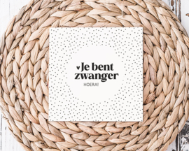 Dubbele kaart | Je bent zwanger