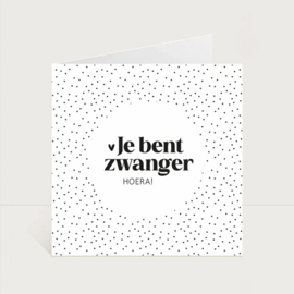 Dubbele kaart | Je bent zwanger